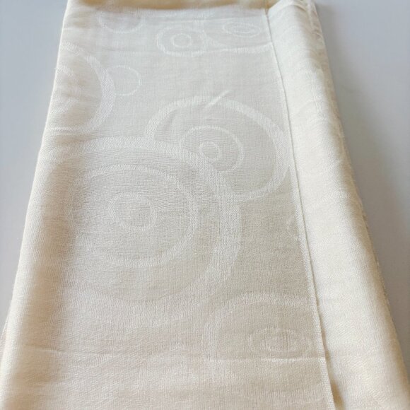 Ivory Pashmina Wrap/ Shawl/ Scarf  72"x 28" - Picture 2 of 6